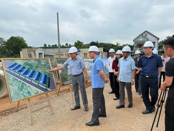 Lãnh đạo UBND tỉnh Lạng Sơn kiểm tra tình hình thực hiện tại Cụm Công Nghiệp Hồ Sơn 1